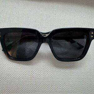 Gucci Black Sunglasses with Yellow Case